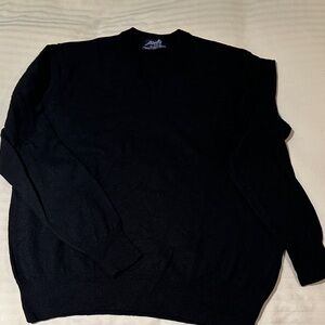 Black V-Neck Sweater